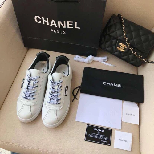 Кроссовки женские Chanel белые коллекция 2021-2022 фото-4
