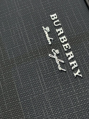Мужская сумка Burberry A103771 через плечо из канвы премиум 25:19:4 см серая фото-5