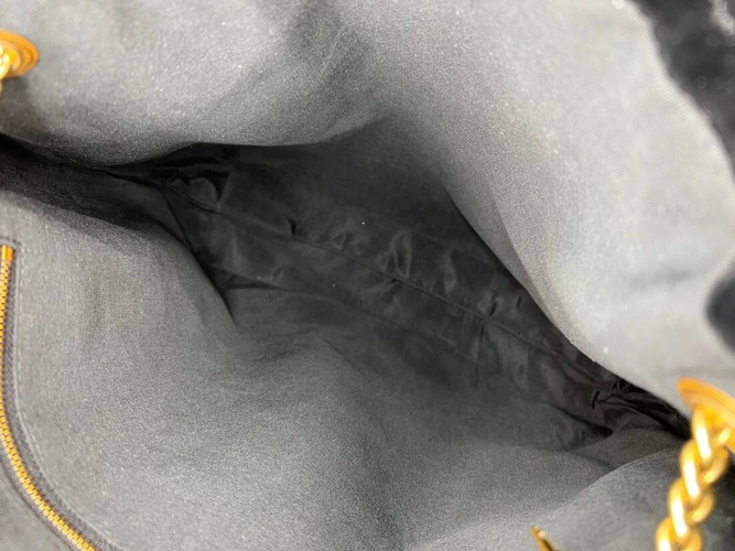 Женская кожаная сумка Balenciaga Crush Tote Bag Black 38/45 см фото-6