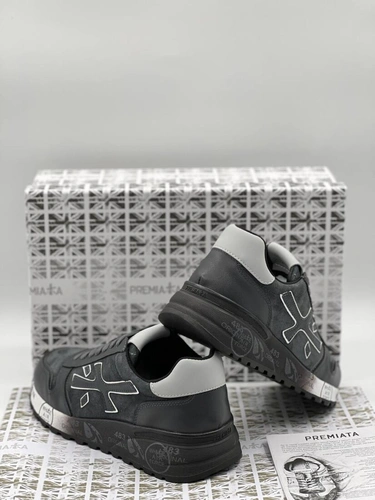 Мужские кроссовки Premiata A105701 серые фото-2
