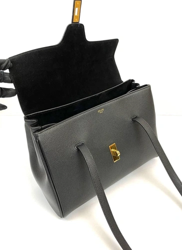 Женская сумка Celine премиум-люкс черная 32/34/14 фото-2