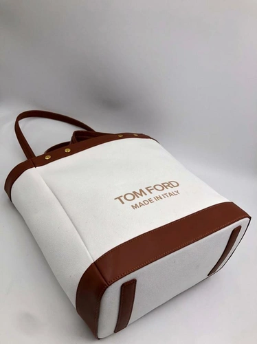 Женская сумка-тоут Tom Ford белая 32/31/28 см фото-2