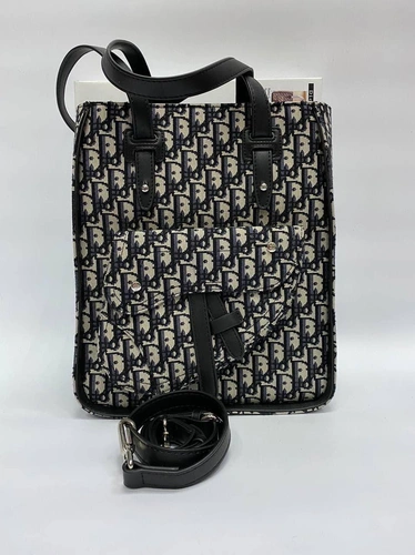 Женская сумка Dior Oblique из жаккардовой ткани 32/27/12.5 A65748