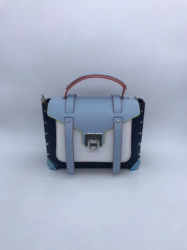 Женская кожаная сумка Michael Kors синяя A50907