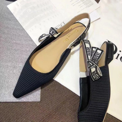 Туфли-босоножки женские Christian Dior черные коллекция лето 2021 A81414 фото-3