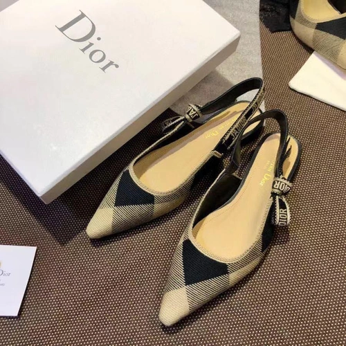 Туфли-босоножки женские Christian Dior с рисунком коллекция лето 2021