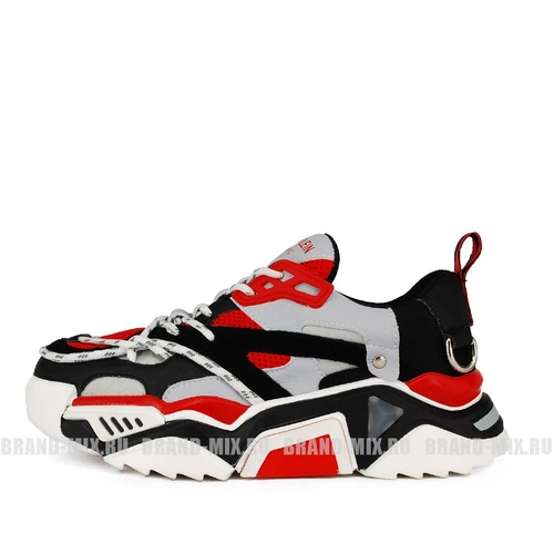 Кроссовки Nike Air Jordan 1 Mid Black Cone 554724-062 оранжево-чёрные