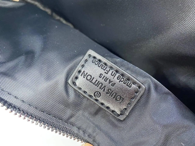 Поясная сумка Louis Vuitton Christopher из канвы Monogram черная 50/16/3 фото-6