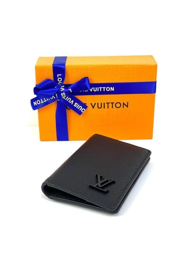 Карманный органайзер LV Aerogram  Louis Vuitton чёрный премиум-люкс 11/8/1 см