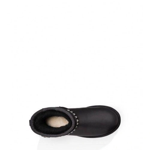 Угги женские ботинки UGG Neva Deco Studs Black фото-5