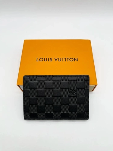 Обложка для паспорта Louis Vuitton A104085 чёрная 14/10 см