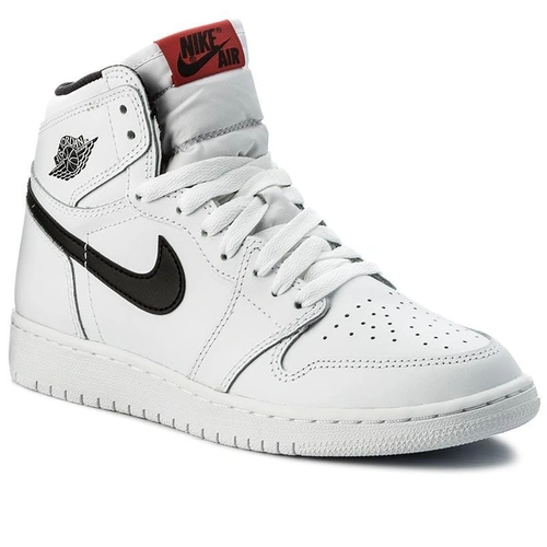 Кроссовки Nike Air Jordan 1 Retro WhiteBlack White фото-2