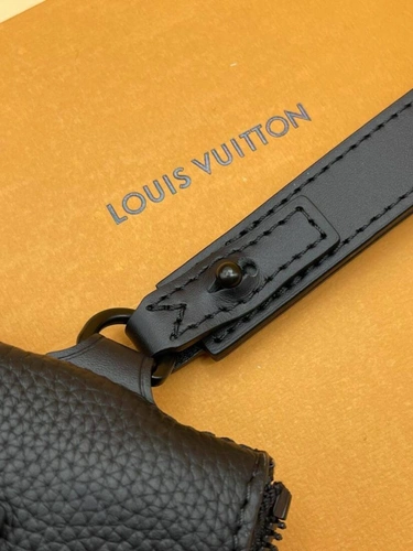 Мужской клатч Louis Vuitton A103804 премиум 29:21:5 см чёрный фото-5