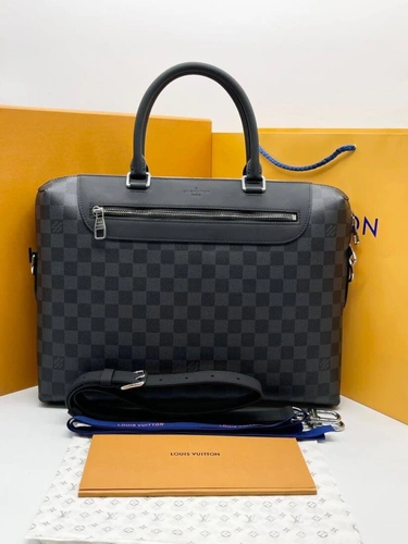 Сумка-портфель Louis Vuitton A103796 премиум 38:28 см чёрная фото-3