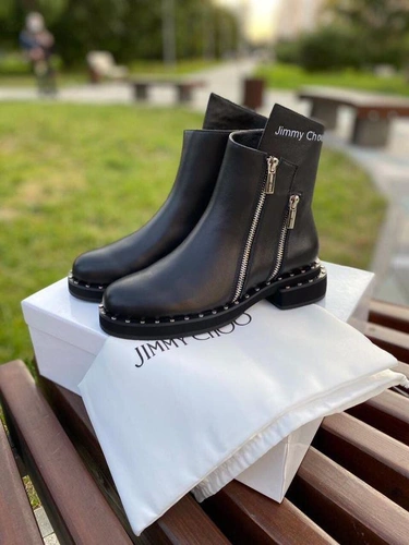 Ботинки женские Jimmy Choo черные A53743 фото-3
