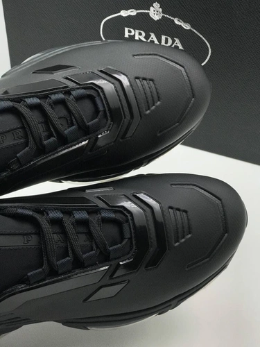 Мужские кроссовки Prada черные коллекция 2021-2022 A69191 фото-6