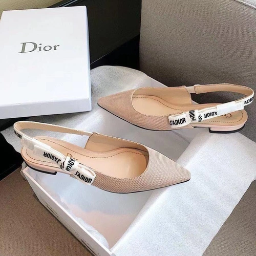 Туфли-босоножки женские Christian Dior бежевые коллекция лето 2021 A81428 фото-2