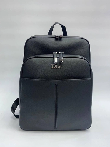 Кожаный рюкзак Dior черный 40/30/10 фото-4