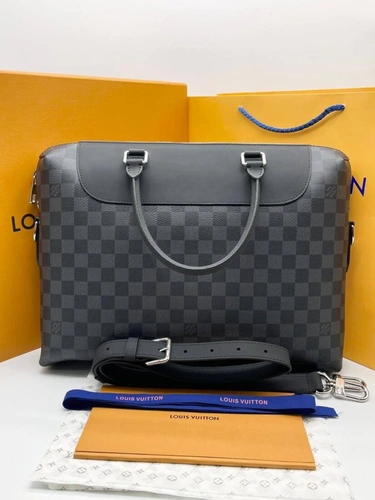 Сумка-портфель Louis Vuitton A103796 премиум 38:28 см чёрная фото-4