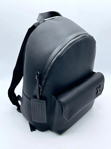 Кожаный рюкзак Louis Vuitton A104302 черный 40/30/14 см фото-5