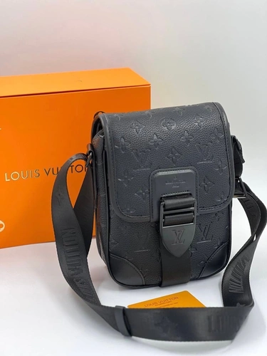 Мужская сумка Louis Vuitton A104281 премиум 21/16 см черная