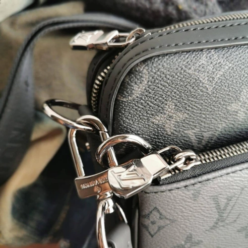 Мужская сумка Louis Vuitton A104272 черная 24/18 см фото-2