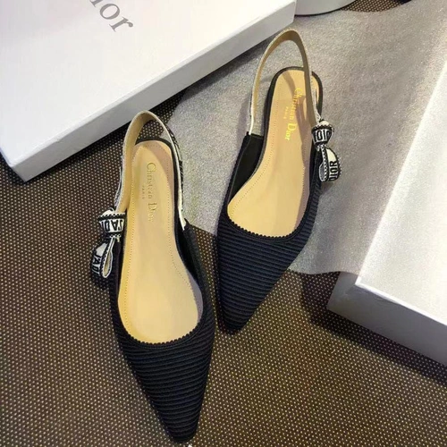 Туфли-босоножки женские Christian Dior черные коллекция лето 2021 A81414 фото-5