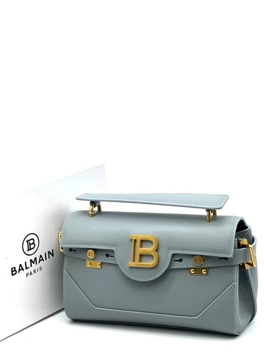 Женская сумка Balmain B-Buzz 19 Silver 25/14 см фото-2