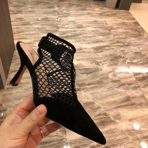 Туфли-босоножки женские Christian Dior черные коллекция 2021-2022 A74521 фото-3