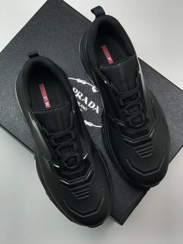 Мужские кроссовки Prada черные коллекция 2021-2022 A69191 фото-3