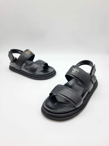 Мужские сандалии Prada Sporty A109012 черные фото-4