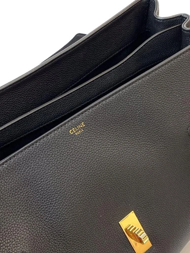 Женская сумка Celine премиум-люкс черная фото-2