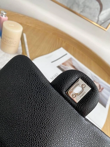 Женская сумка Chanel черная A79398 премиум с логотипом Размер: 25*15*8 см фото-5