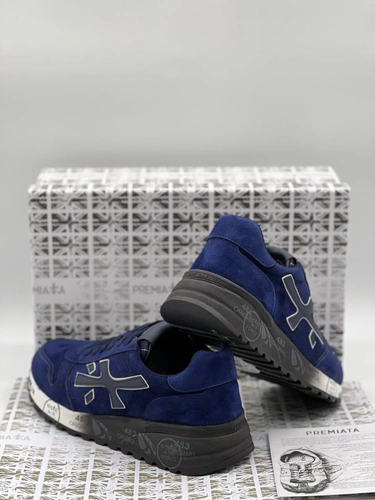 Мужские кроссовки Premiata A105672 синие фото-3