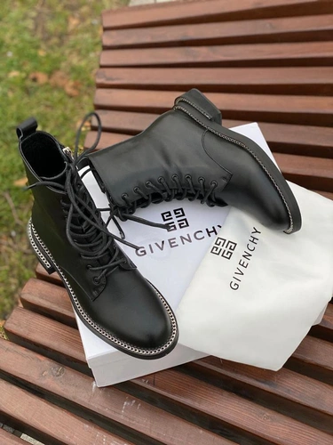 Ботинки осенние женские Givenchy черные A57621 фото-4