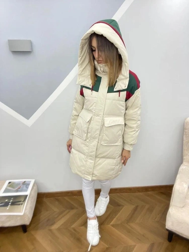 Женская премиум-люкс куртка bottega veneta белая A6125