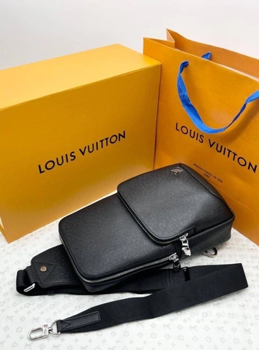 Сумка-слинг Louis Vuitton Avenue М41700 премиум-люкс черная 30/28