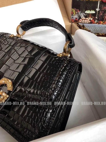 Сумка Dolce & Gabbana Amore Bag In Black Leather фото-4