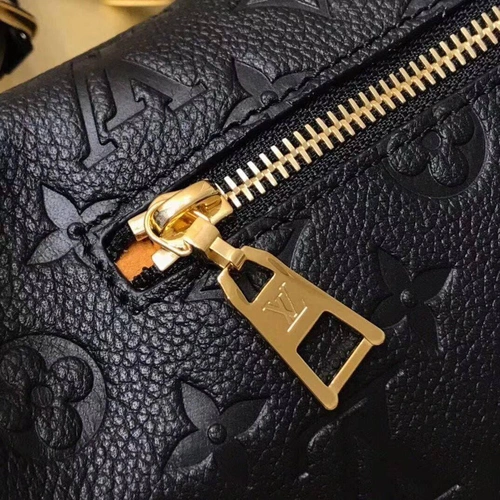 Поясная сумка Louis Vuitton тиснёная кожа Monogram Empreinte премиум-люкс черная 23/16/10 фото-8