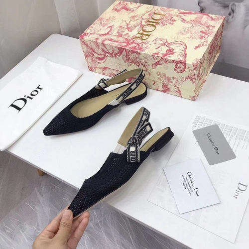 Туфли-босоножки женские Christian Dior черные коллекция лето 2021 A76254 фото-7