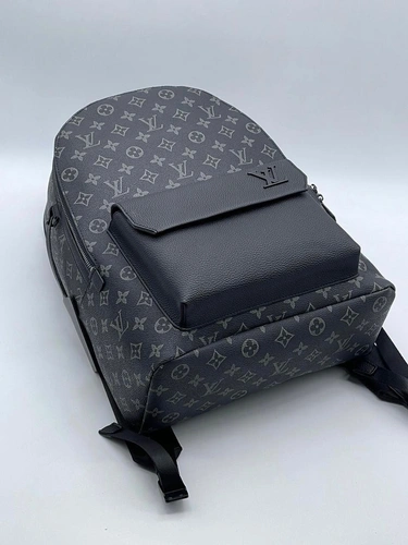 Кожаный рюкзак Louis Vuitton A104310 серый 45/25/16 см фото-4