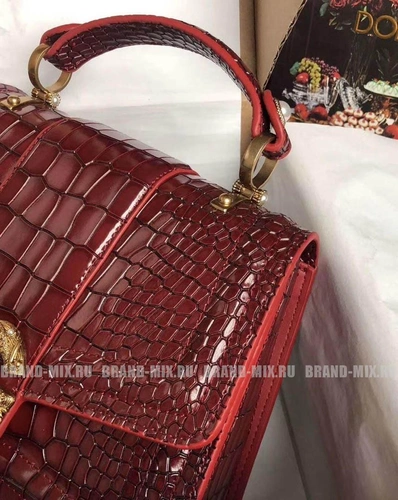 Сумка Dolce & Gabbana Amore Bag In Red Leather фото-2