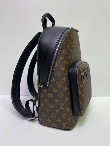 Кожаный рюкзак Louis Vuitton Josh коричневый премиум-люкс фото-2