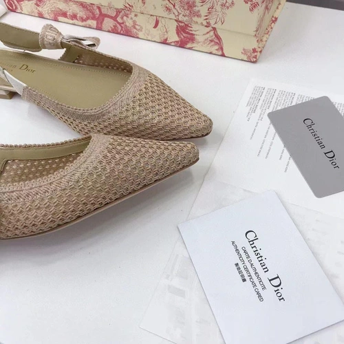 Туфли-босоножки женские Christian Dior бежевые коллекция лето 2021 A76239 фото-2