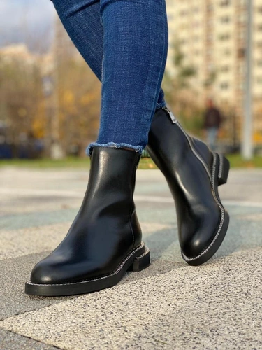 Ботинки осенние женские Givenchy черные A57609 фото-4