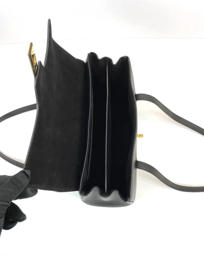 Женская сумка Celine премиум-люкс черная 32/34/14 фото-4