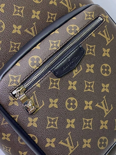 Кожаный рюкзак Louis Vuitton Josh коричневый премиум-люкс фото-5