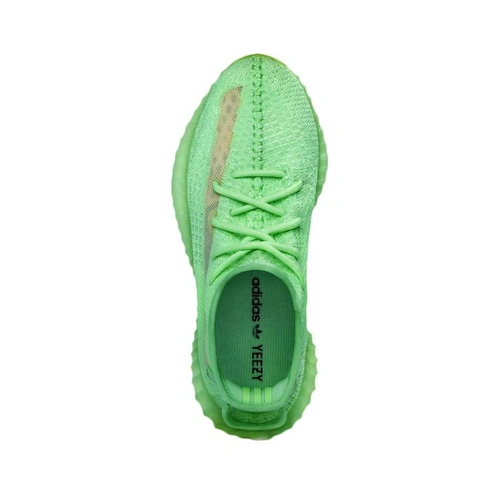 Кроссовки Adidas Yeezy Boost 350 V2 Glow In Dark Green фото-2
