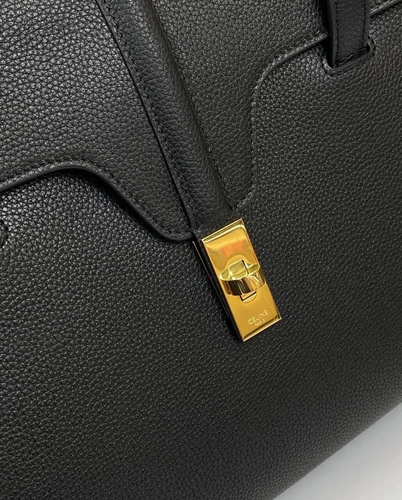 Женская сумка Celine премиум-люкс черная 32/34/14 фото-9