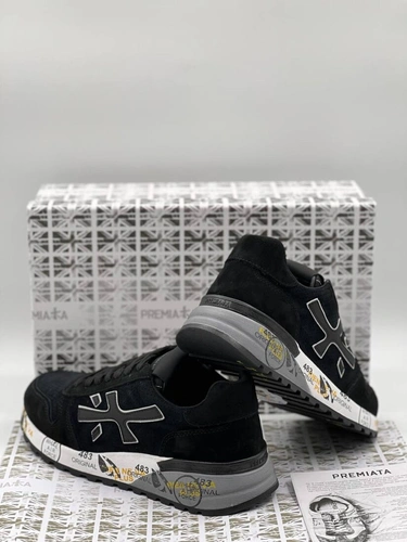 Мужские кроссовки Premiata A105715 чёрные фото-3
